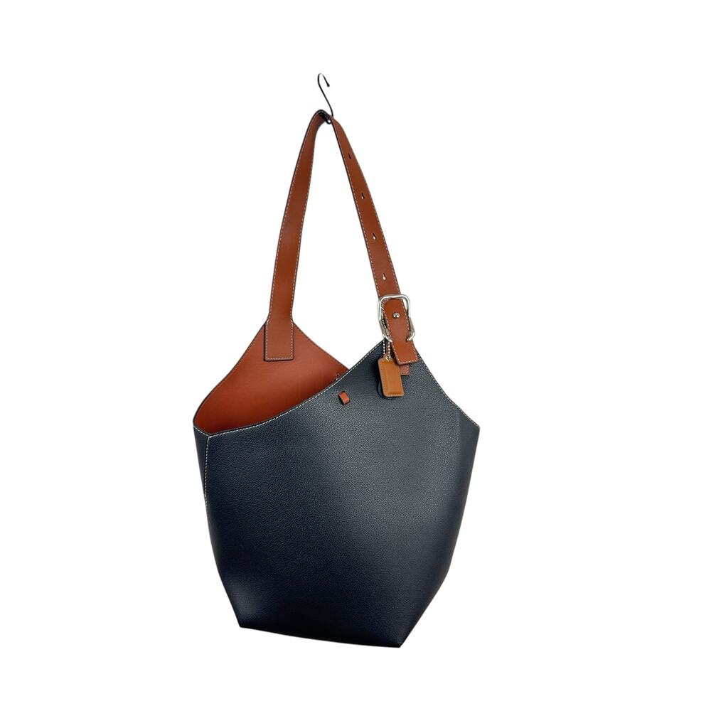 NEW MDBM Maison De Beaute Marseille Chloet Leather Bucket Bag Black